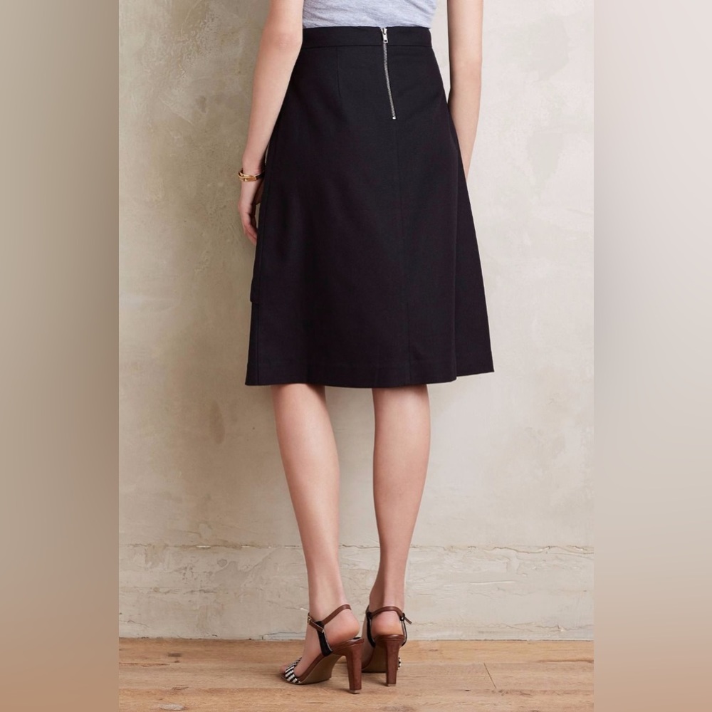 ✨ NWOT Anthropologie Origami Skirt Sz 4P - Picture 3 of 4
